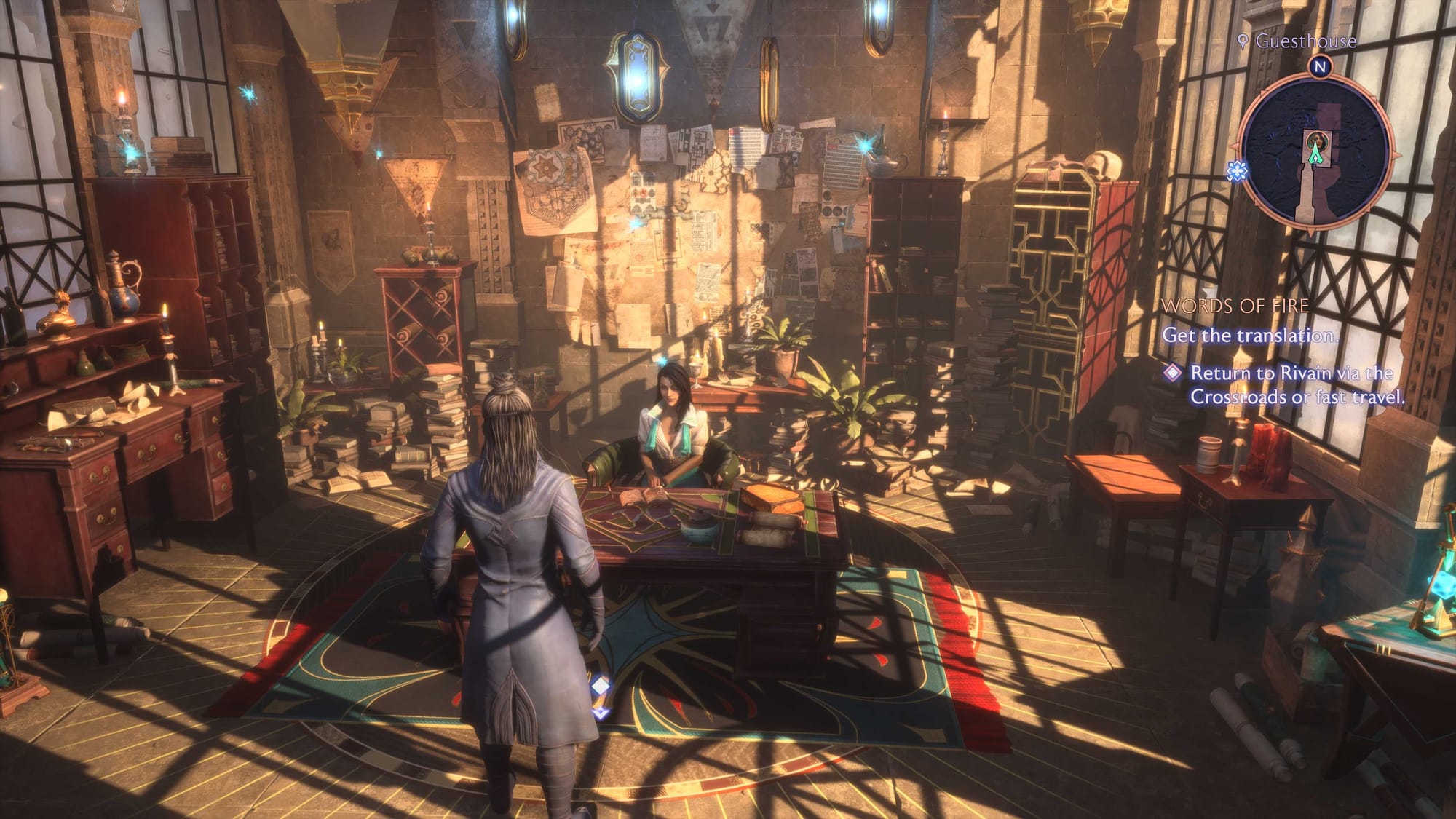 Neve Gallus in her office in the lighthouse