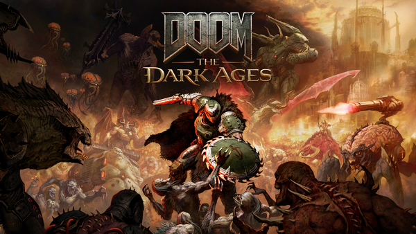 The cover art of Doom: The Dark Ages